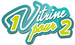 Logo de l'application 1 vitrine pour 2.